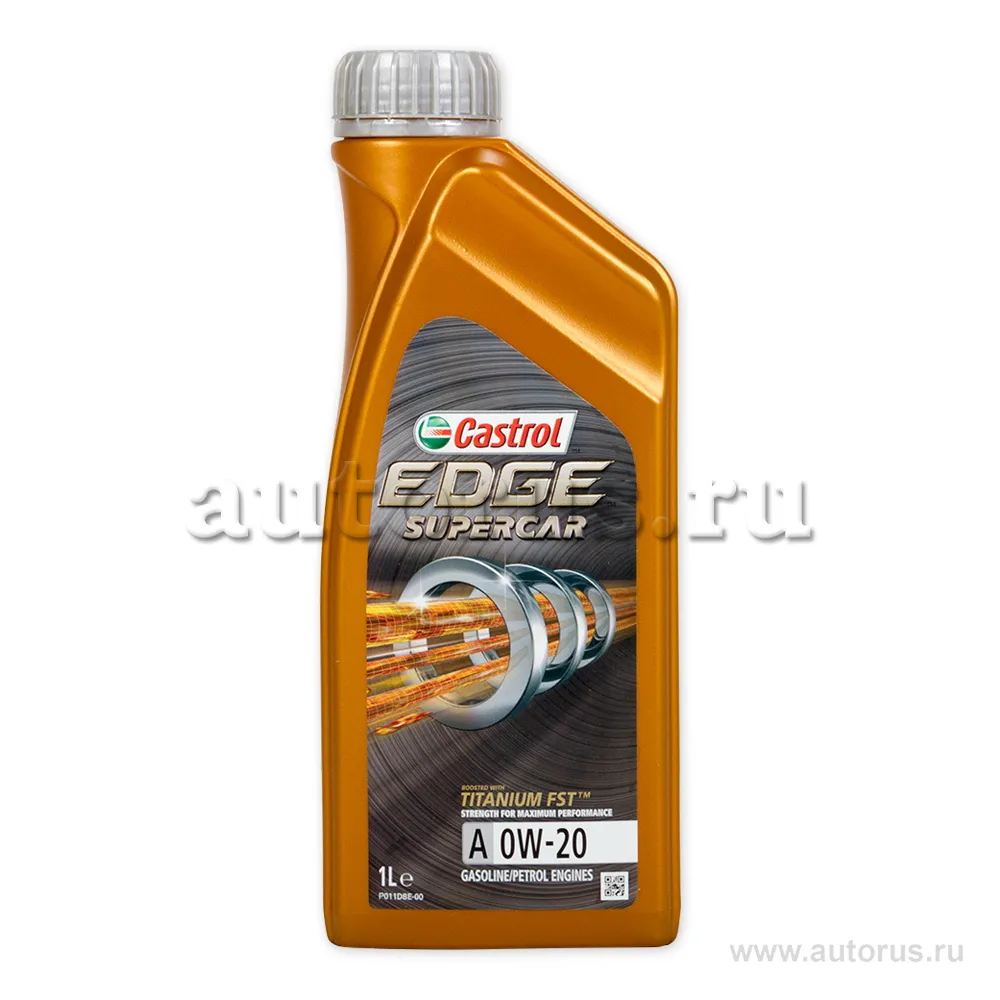 Масло моторное CASTROL EDGE Supercar A 0W-20 синтетическое 1 л 15AC9A