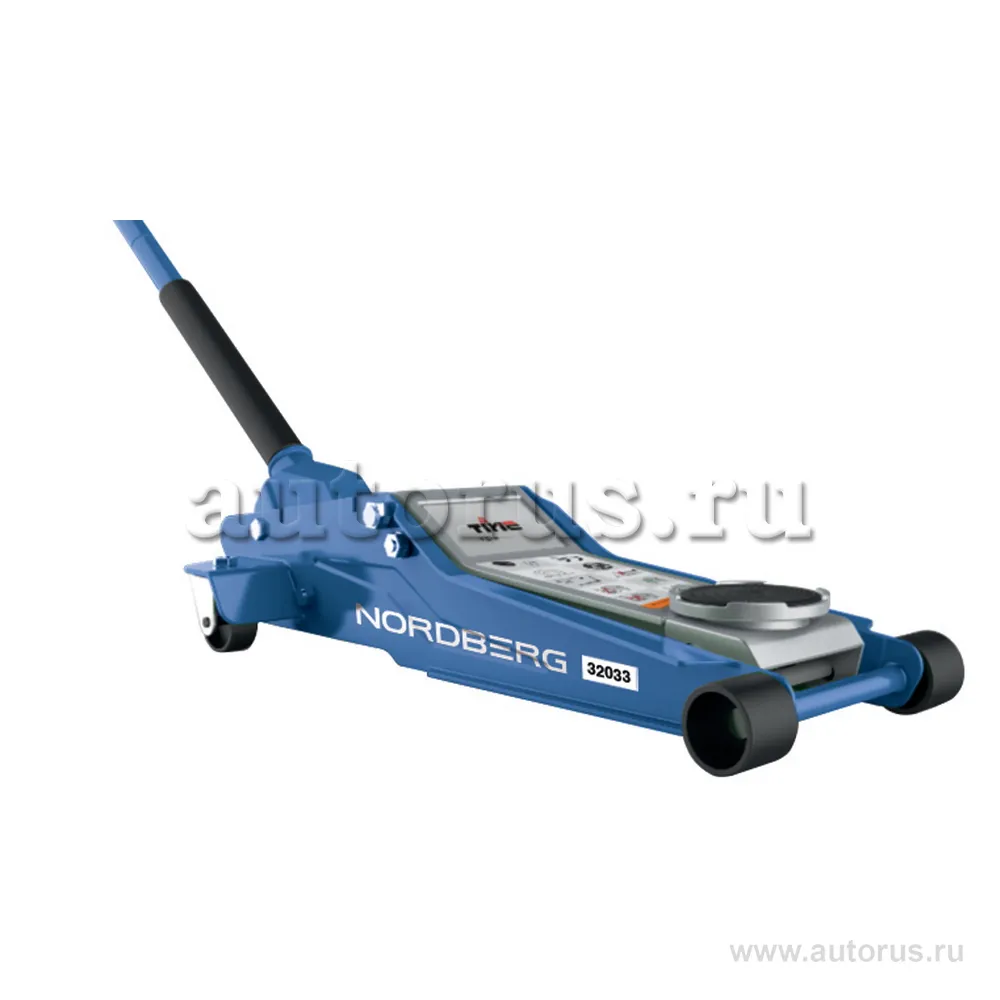ДОМКРАТ N32033 подкатной, 3 т, H75 - 505 мм NORDBERG N32033
