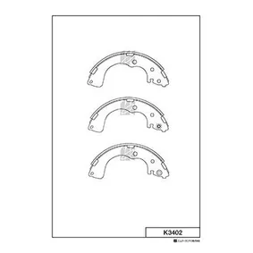 Колодки торм барабан KASHIYAMA K3402