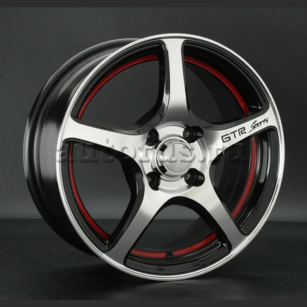 Диск литой R15 6J 4x114.3/73.1 ET45 LS 537 BKFRL S032203