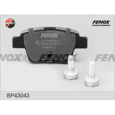 Колодки тормозные задние FENOX BP43043