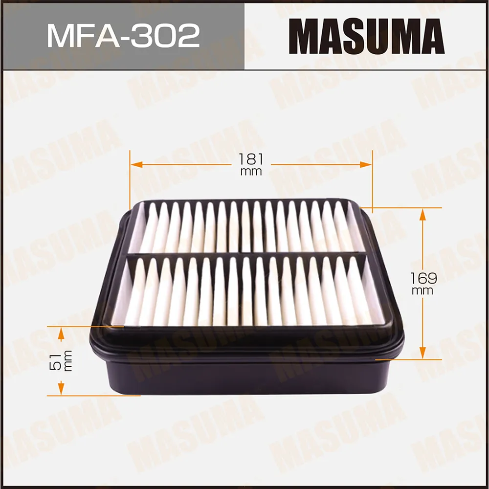 Фильтр воздушный TOYOTA COROLLA II MASUMA MFA-302