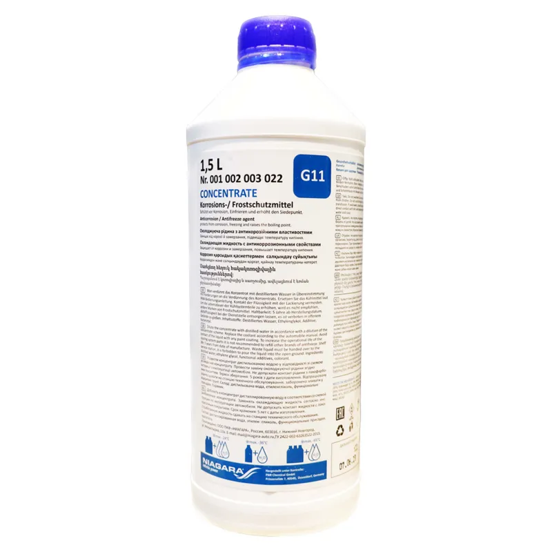 Антифриз 1,5L концентрат G11 синий NIAGARA 001002003022