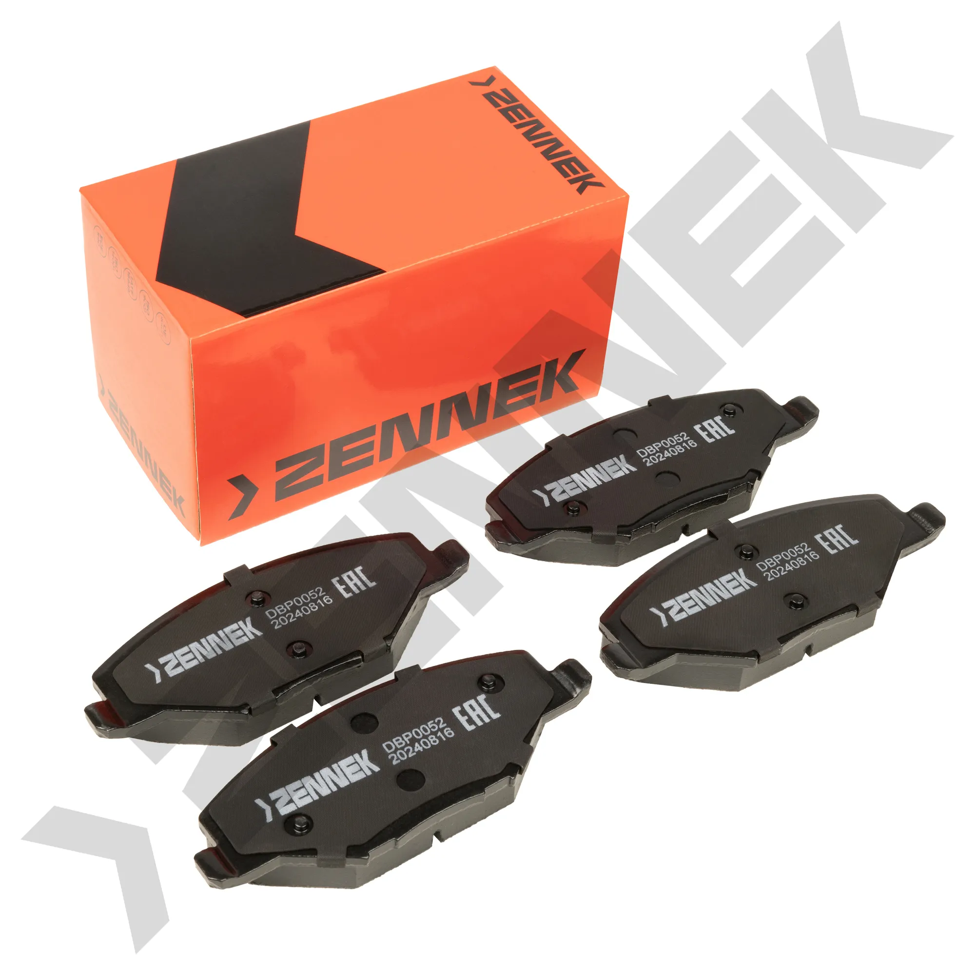 Колодки тормозные дисковые передние SKODA FABIA 06-, SKODA RAPID 12- ZENNEK DBP0052