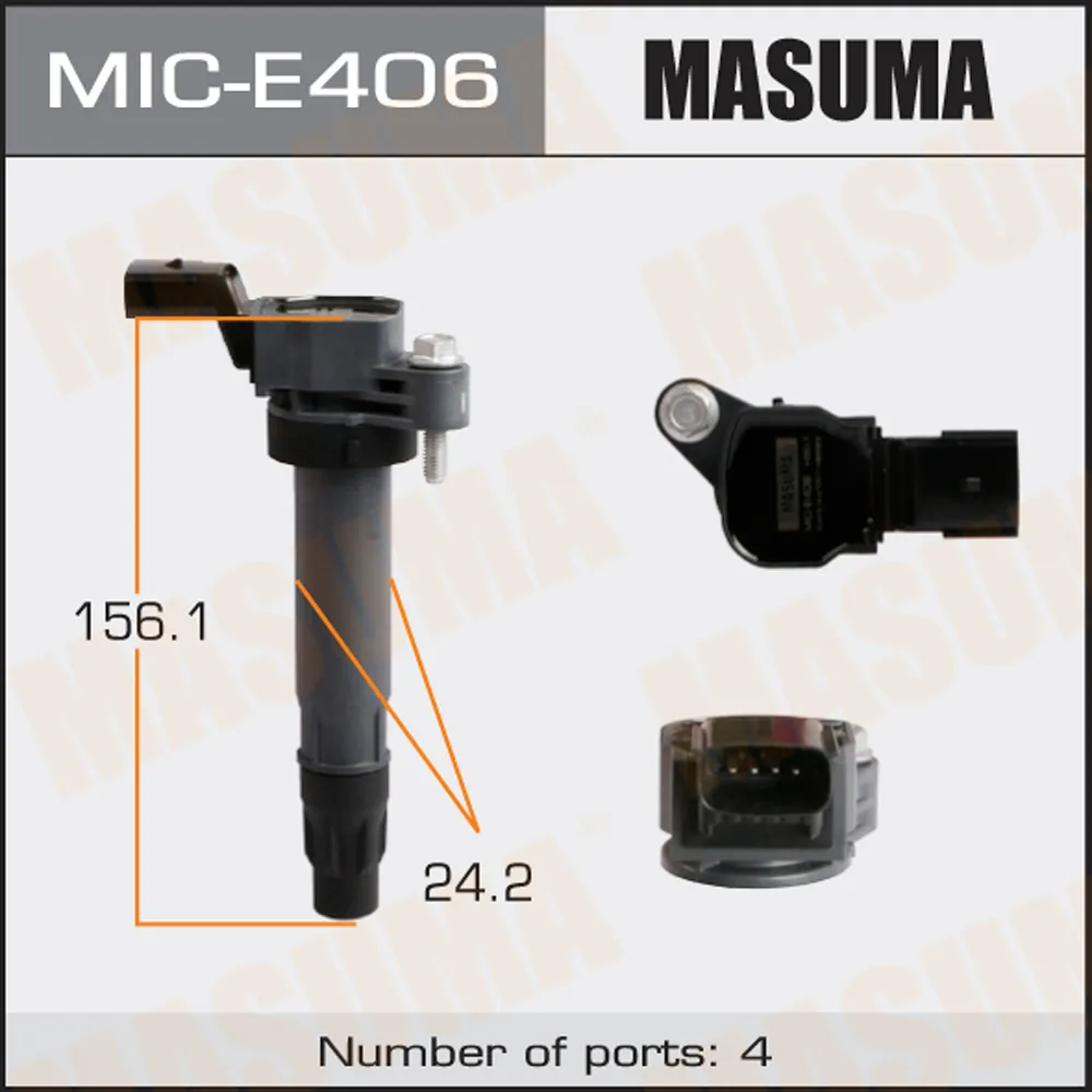 Катушка зажигания MASUMA, CHEVROLET SPARK 10- MASUMA MICE406