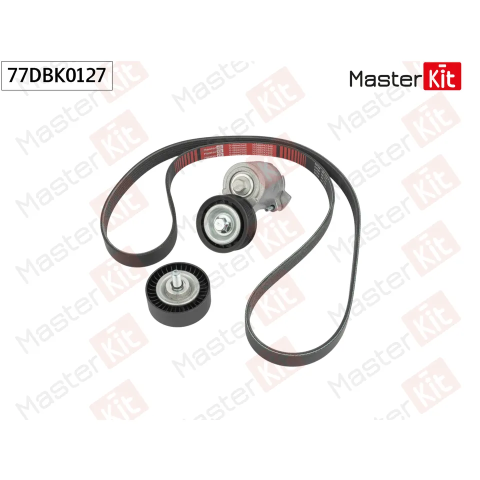 Комплект ремня приводного CHERY 4G64S4M MASTERKIT 77DBK0127