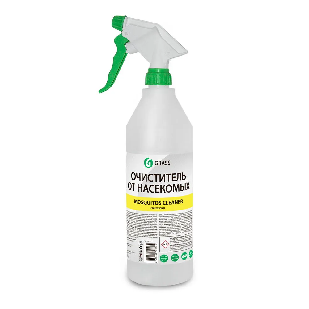 Очиститель кузова Очиститель от насекомых Mosquitos Cleaner professional (с проф. триггером) GRASS 110217