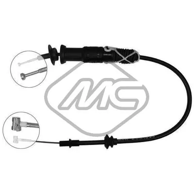 Трос сцепления SEAT CORDOBA ALL EXC.DIESEL AUTOMATIC Metalcaucho 80060