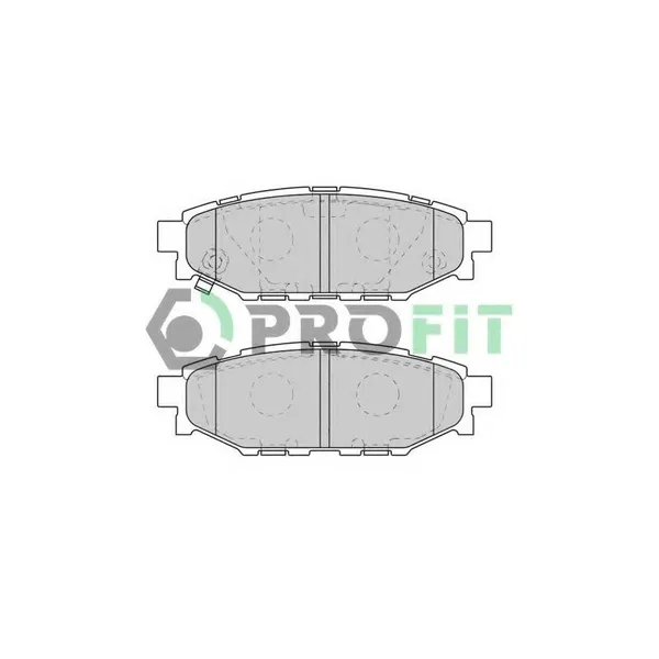 Колодки тормозные_SUBARU FORESTER 08-. LEGACY 03-. OUTBACK 03- REAR