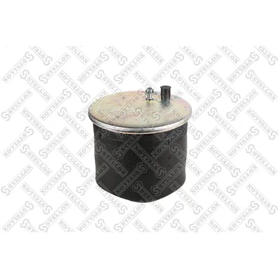Пневмоподушка со стаканом 1шп. M12 1штуц. M16 смещ. 35 поршень стал  STELLOX 84-00275-SX