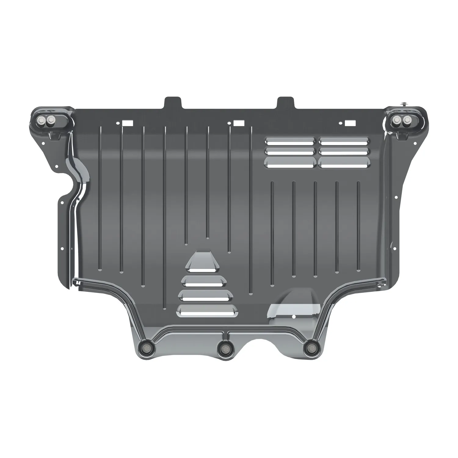 Защита картера двигателя, КПП (3 мм, алюминий) для Volkswagen Tiguan 2017- (V 1.4; 2.0 MT/АТ; 2.0TD 0 SHERIFF 263493V4