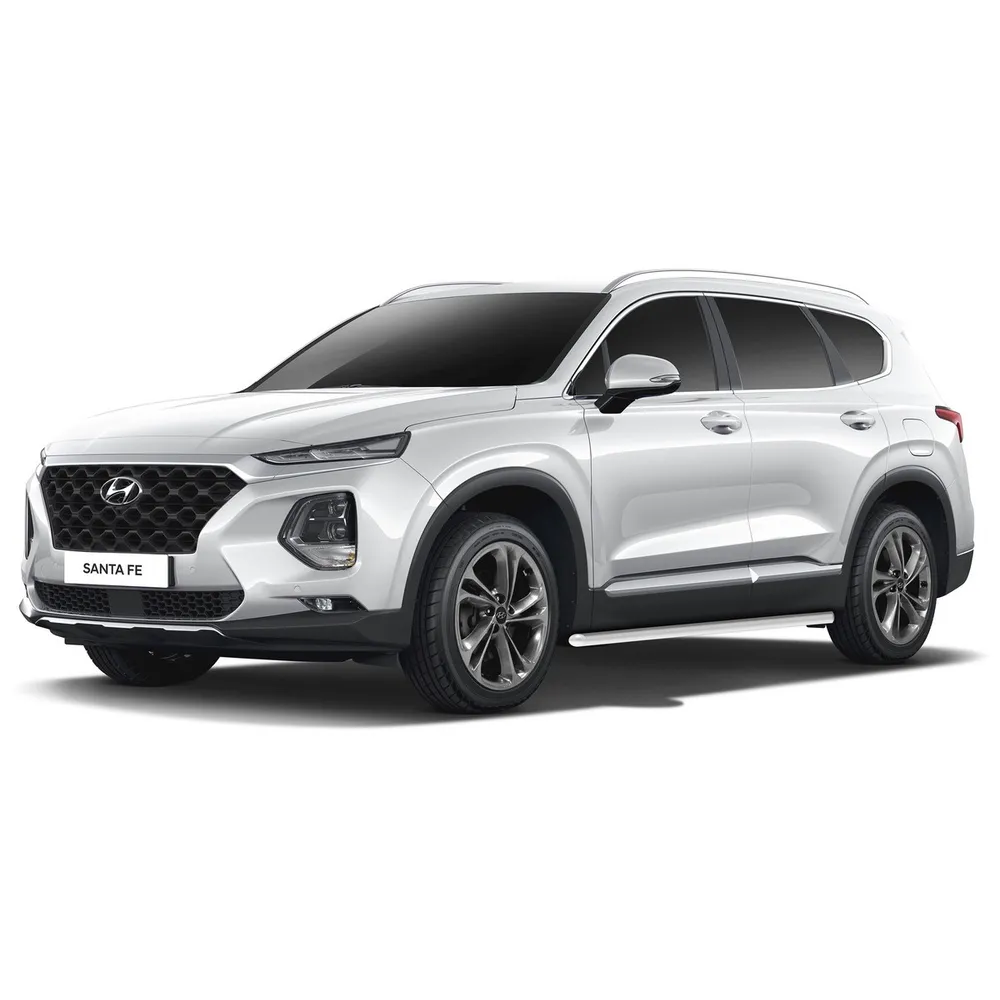 Защита порогов d57 Rival для Hyundai Santa Fe IV 2018-н.в., нерж. сталь, 2 шт., R.2312.003