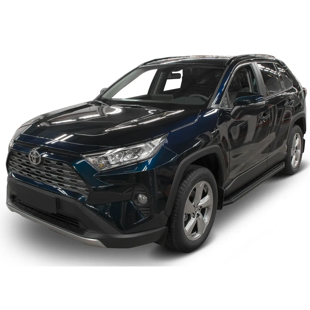 Порог-площадка Premium-Black A180ALB + комплект крепежа, RIVAL, Toyota Rav 4 2019- Toyota Rav4 A180ALB.5710.1
