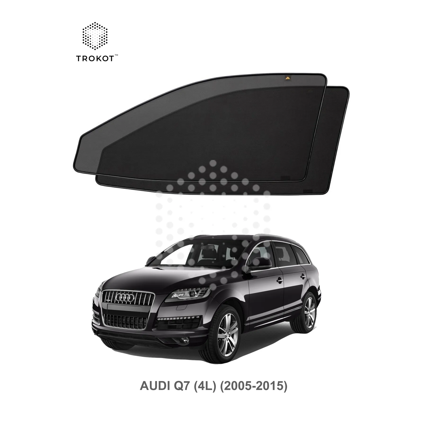 Комплект шторок на передние двери Audi Q7 (1) (4L) (2005-2015)