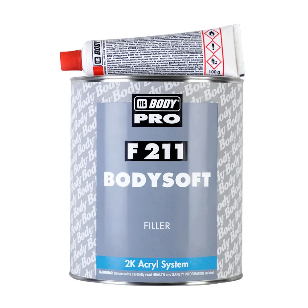 Шпатлевка BODY PRO F211 SOFT (3кг) BODY 2112300003
