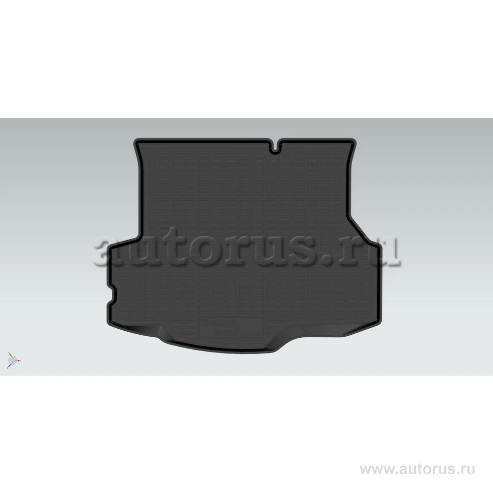 Коврик в багажник Ford Fiesta 2010- седан полиуретан чёрный Rezkon 5516005100