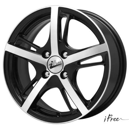 Диск литой R15 6J 4x108/67.1 ET45 IFREE Куба Либре Блэк Джек 55808