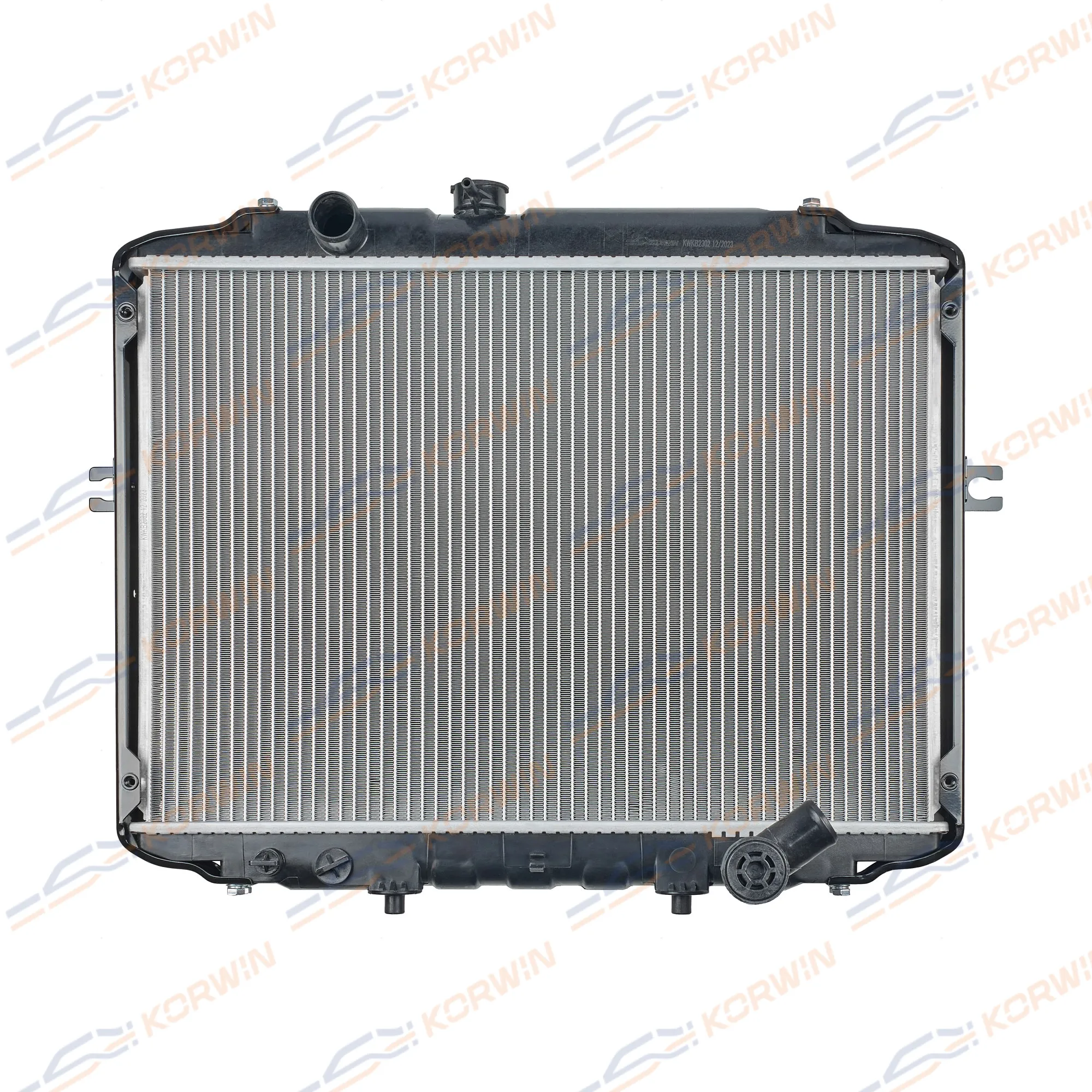 Радиатор охлаждения Hyundai Porter/H-100 2.5 DIESEL паяный KORWIN KWKB2302