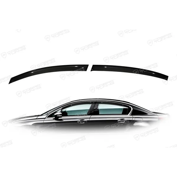 Дефлектора на окна Peugeot 508 Sd 2010 деф.окон Cobra Tuning P11310