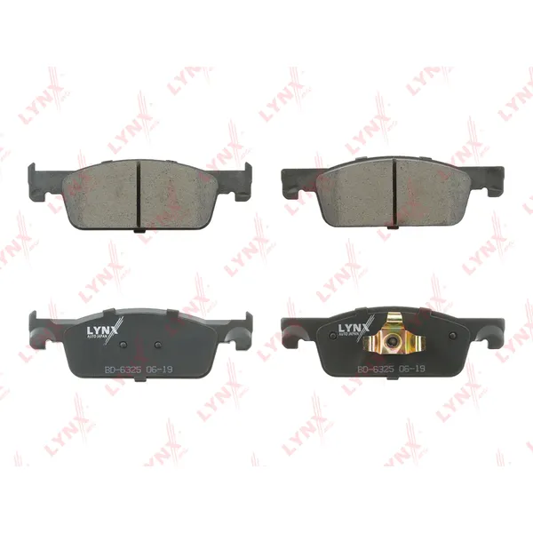 Колодки тормозные передние LADA XRAY 1.6-1.8 16>, RENAULT Clio IV 12> / Logan LYNXauto BD-6325