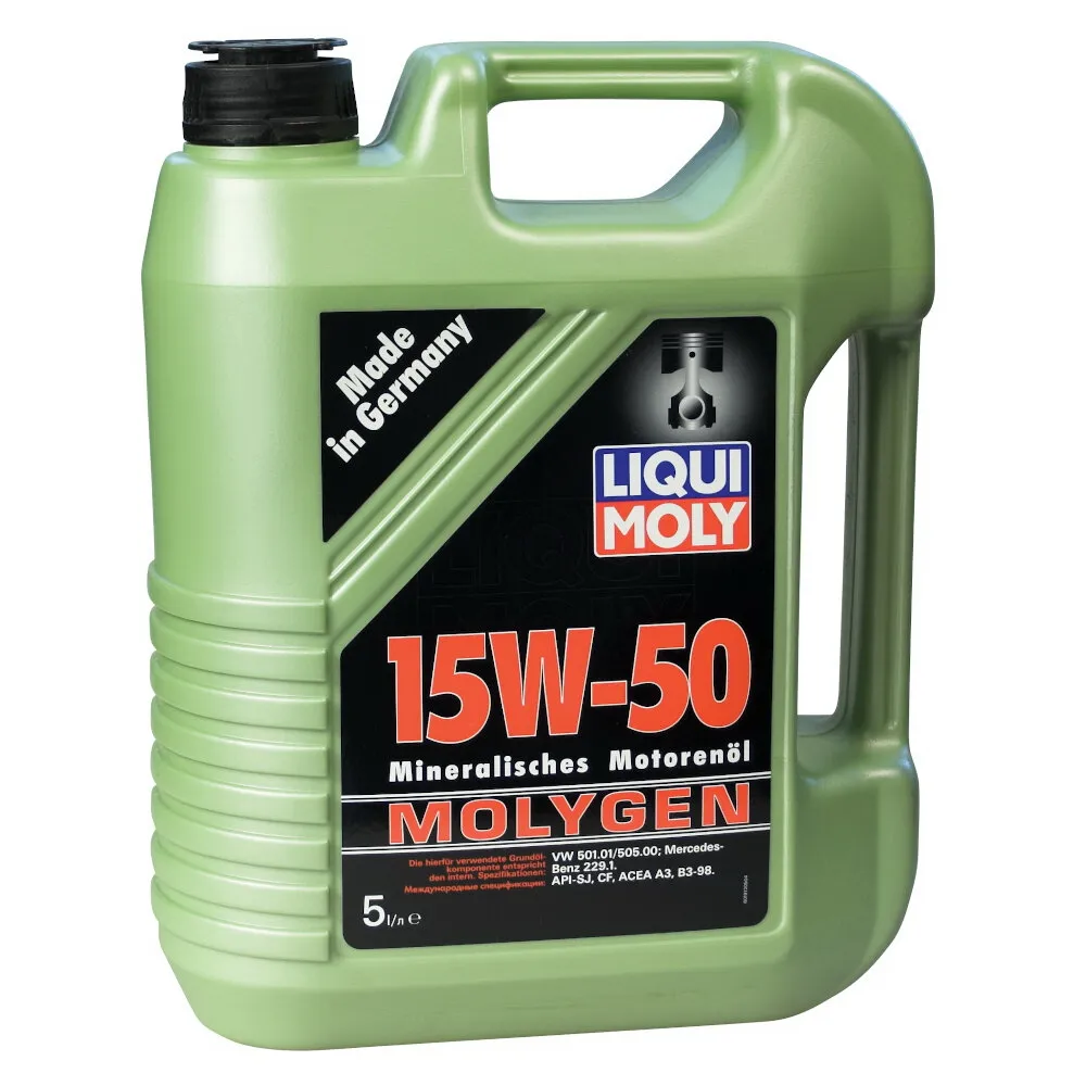 Масло моторное Molygen 15W-50 CF/SJ A3/B3 (5л) LIQUI MOLY 1913