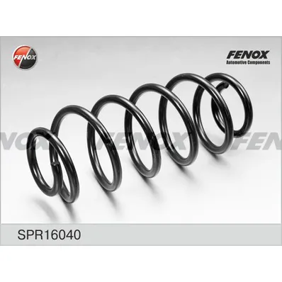 Пружина подвески TOYOTA YARIS 06- 1.0-1.33VVT-I ЗАДНЯЯ FENOX SPR16040