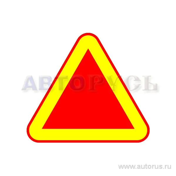 Наклейка Тихоходное транспортное средство треугольная 30x35 см. NO NAME 06127