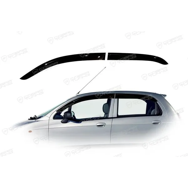 Дефлектора на окна Chevrolet Spark II 2005-2009EuroStandard деф.окон Cobra Tuning CE31005