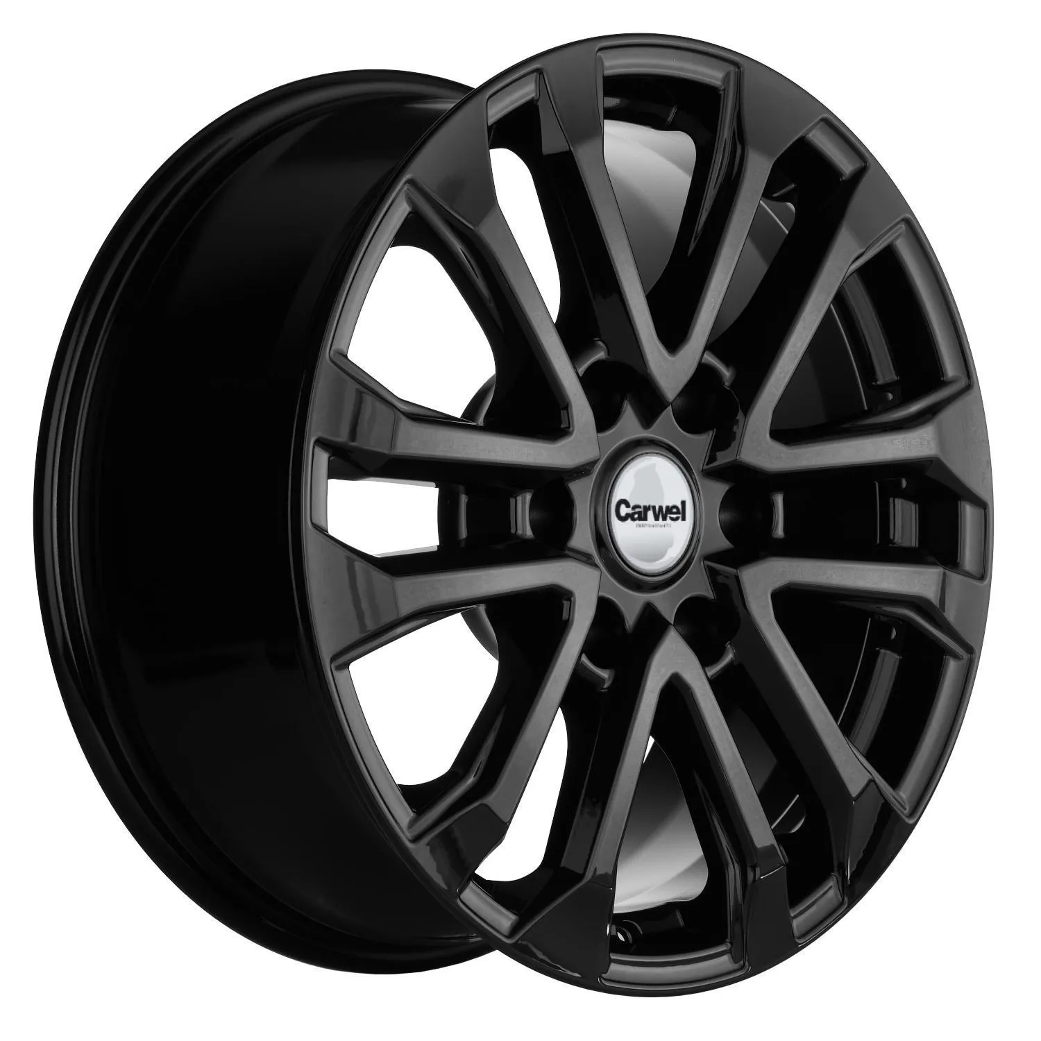 Диск литой R18 7.5J 6x139.7/106.1 ET25 Carwel Пур 1805 BL 00110942