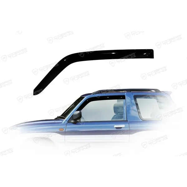 Дефлектора на окна Mitsubishi Pajero Pinin 3d 2000-2005 деф.окон Cobra Tuning M44800