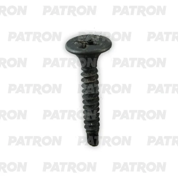 Винт металлический саморез универсальный черн с потайной шляпкой 3 5x PATRON P37-3053T