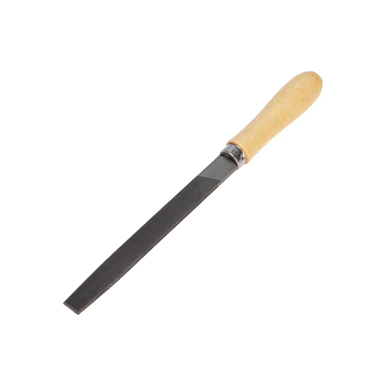Напильник плоский 150 мм, деревянная ручка Kranz KR-12-4122