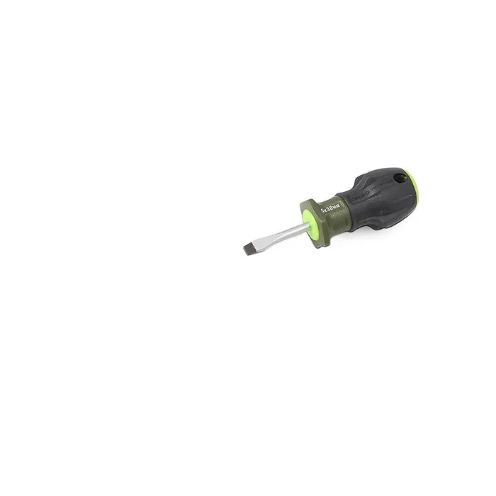 Отвертка с 2-х компонентной ручкой шлицевая 5X38 мм ДЕЛО ТЕХНИКИ 721052