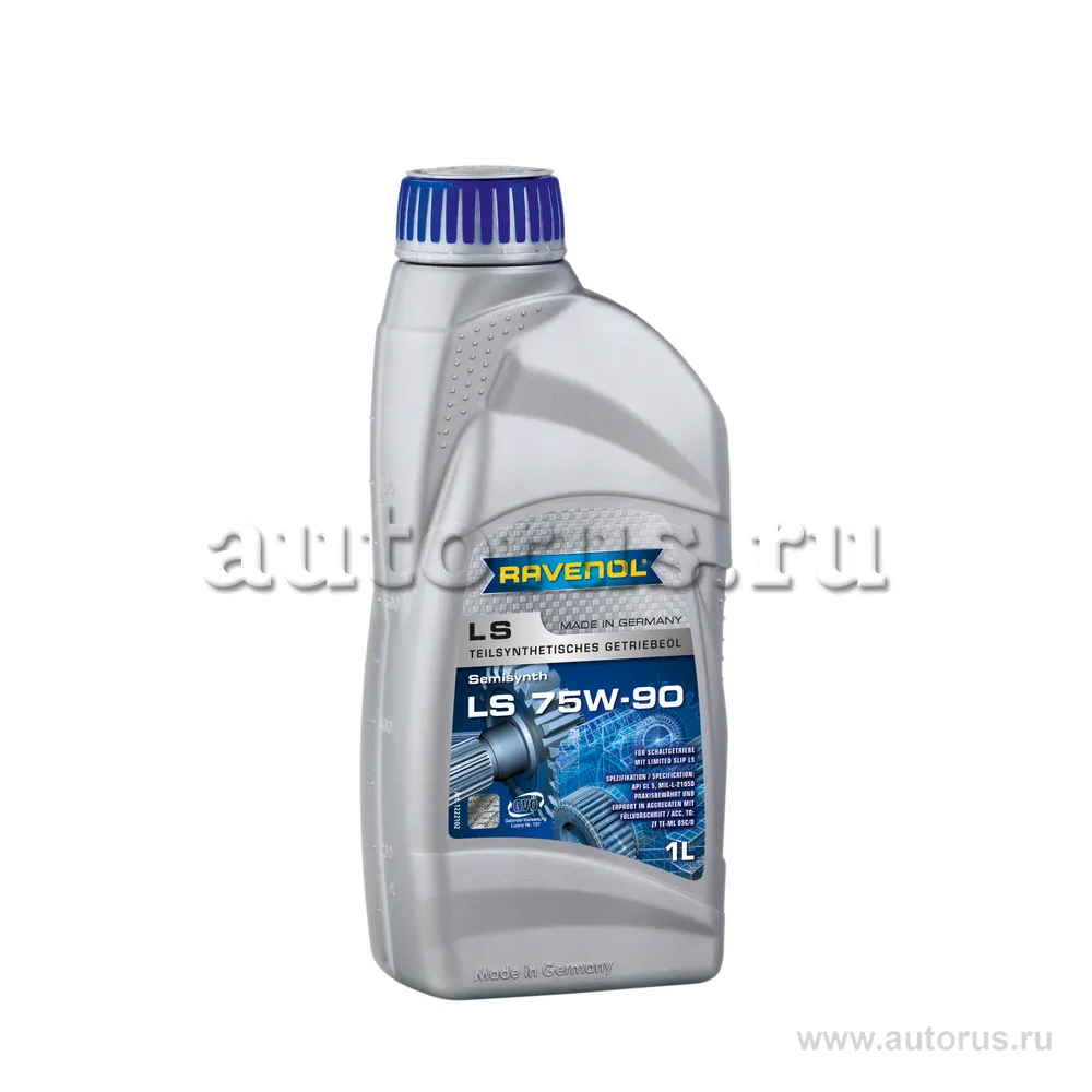 Трансмиссионное масло RAVENOL Getriebeoel LS SAE 75W-90 (1л) new 1222102-001 (4014835734319)