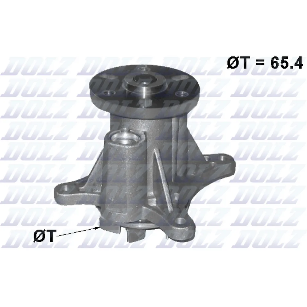 Насос водяной CITROEN C5. Peugeot 407/607 2.7HDI 24V 05 DOLZ C137