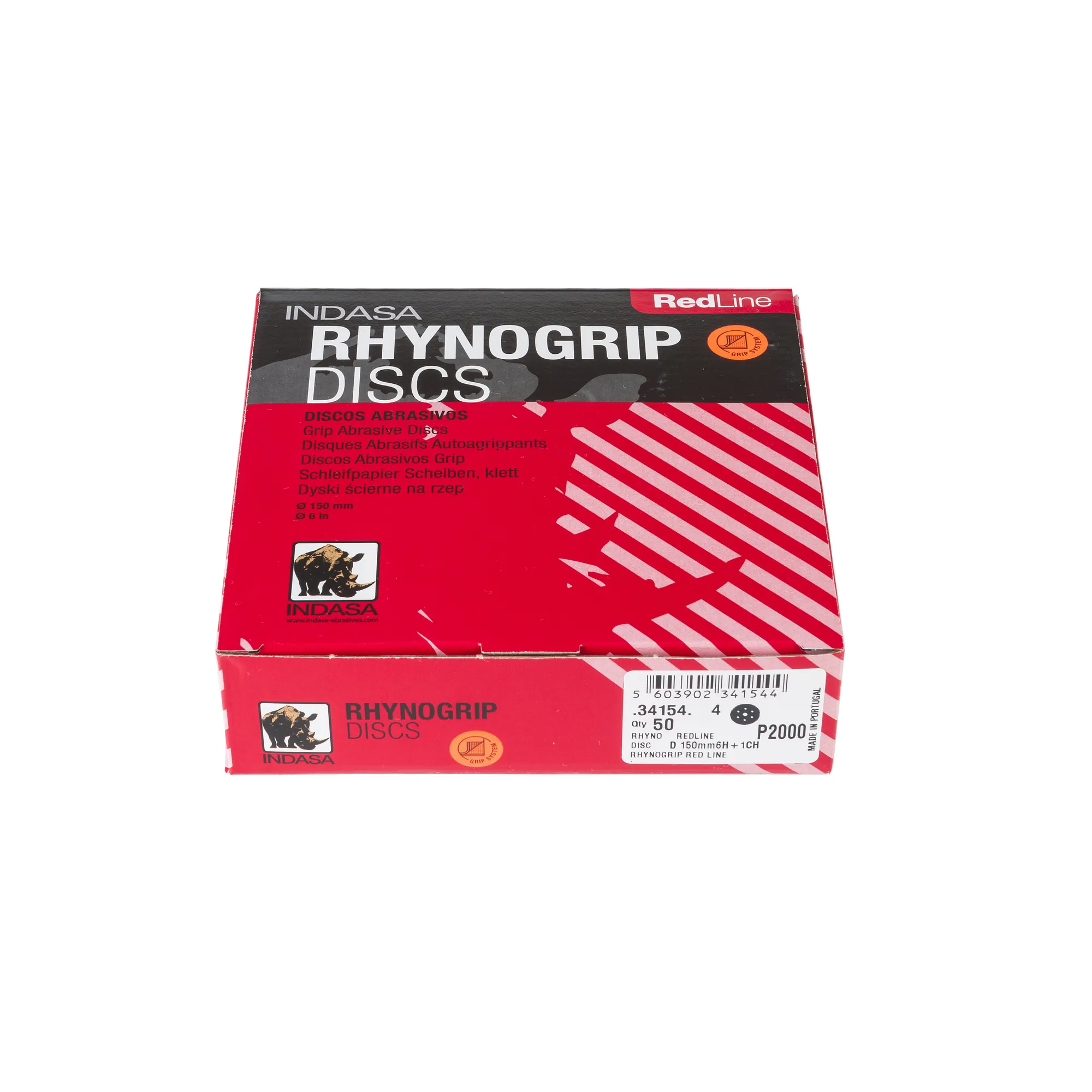 Круг RHYNOGRIP (6H+1CH) D150 мм Р2000 Indasa 34154
