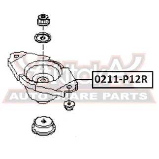 Опора амортизатора ASVA 0211-P12R