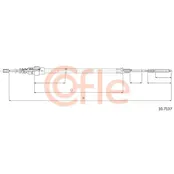 Трос стояночного тормоза задн SEAT IBIZA-CORDOBA all (дисковые тормоза) 99- COFLE 92107137