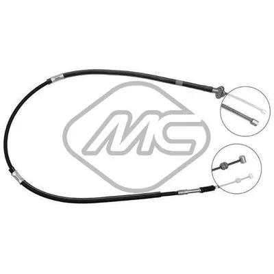 Трос ручника TOY STARLET ALL DX-RH Metalcaucho 83506