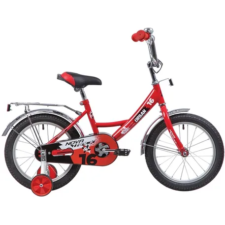 Велосипед 16 хардтейл Novatrack Urban (2019) количество скоростей 1 рама сталь 10,5 красный