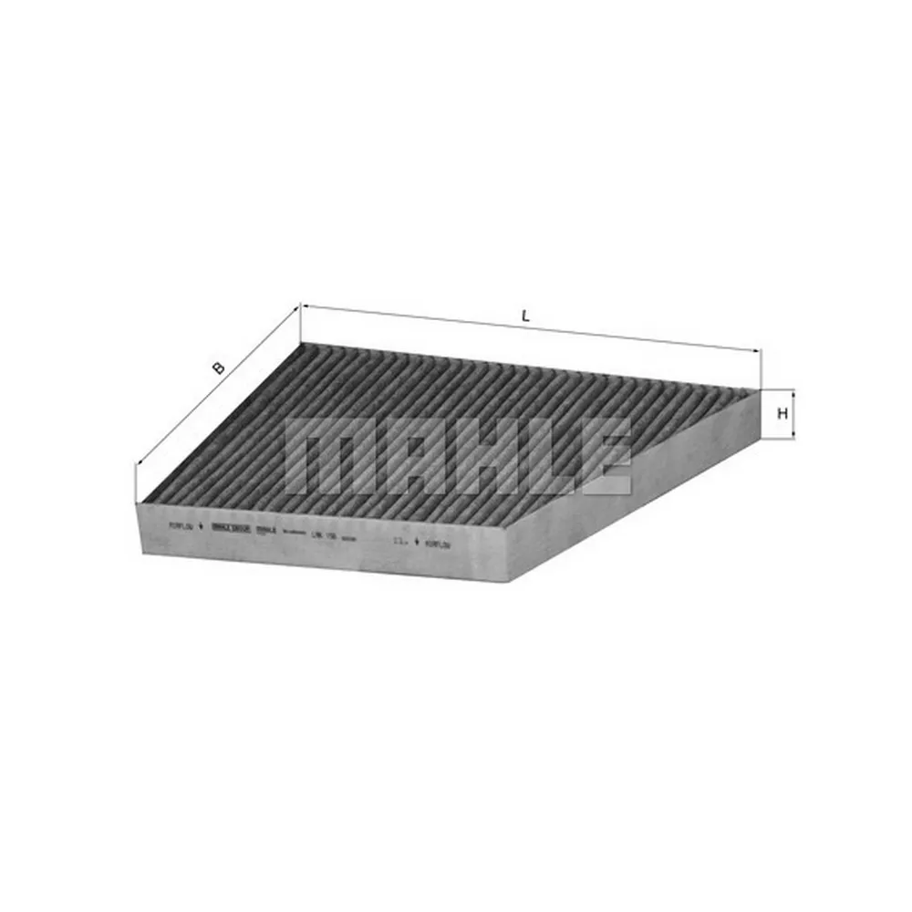 Фильтр салонный (угольный) MB 211 KNECHT/MAHLE LAK156