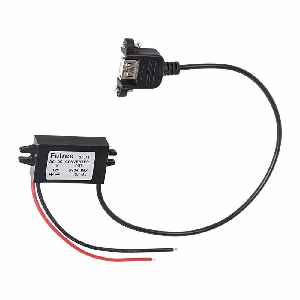 Адаптер DC 12 V-гнездо USB-A 5 V 3 A REXANT 16-0601