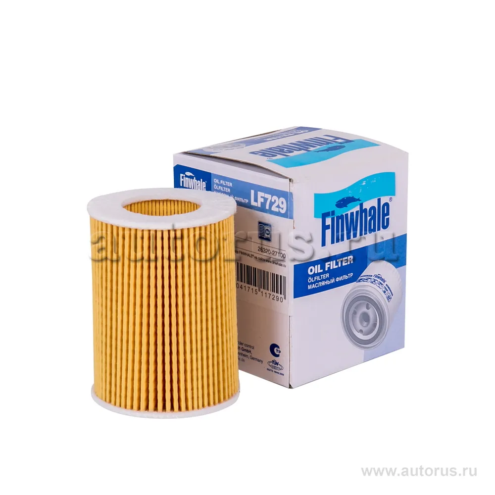 Фильтр масляный (картридж) DIZ Matrix(01-05), Getz 1.5L, FINWHALE LF729