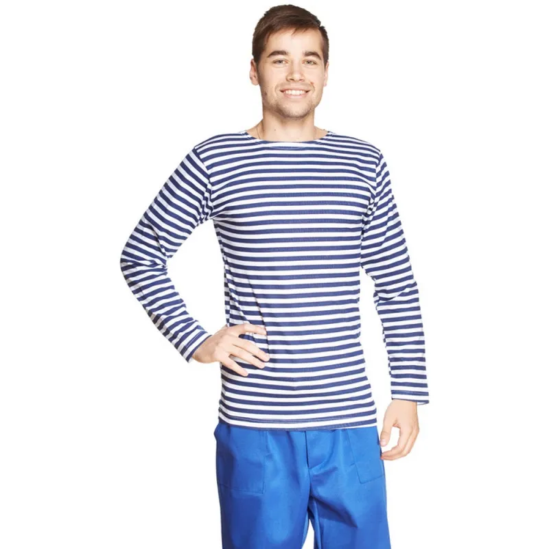 Трикотаж Тельняшка лет. т.син. полоса (р.52) 350129