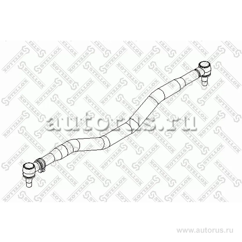 Тяга рулевая попер L 1588 d 52 изг-4 конус 30 MAN F/M90 F/M2000/TGA STELLOX 84-35131-SX