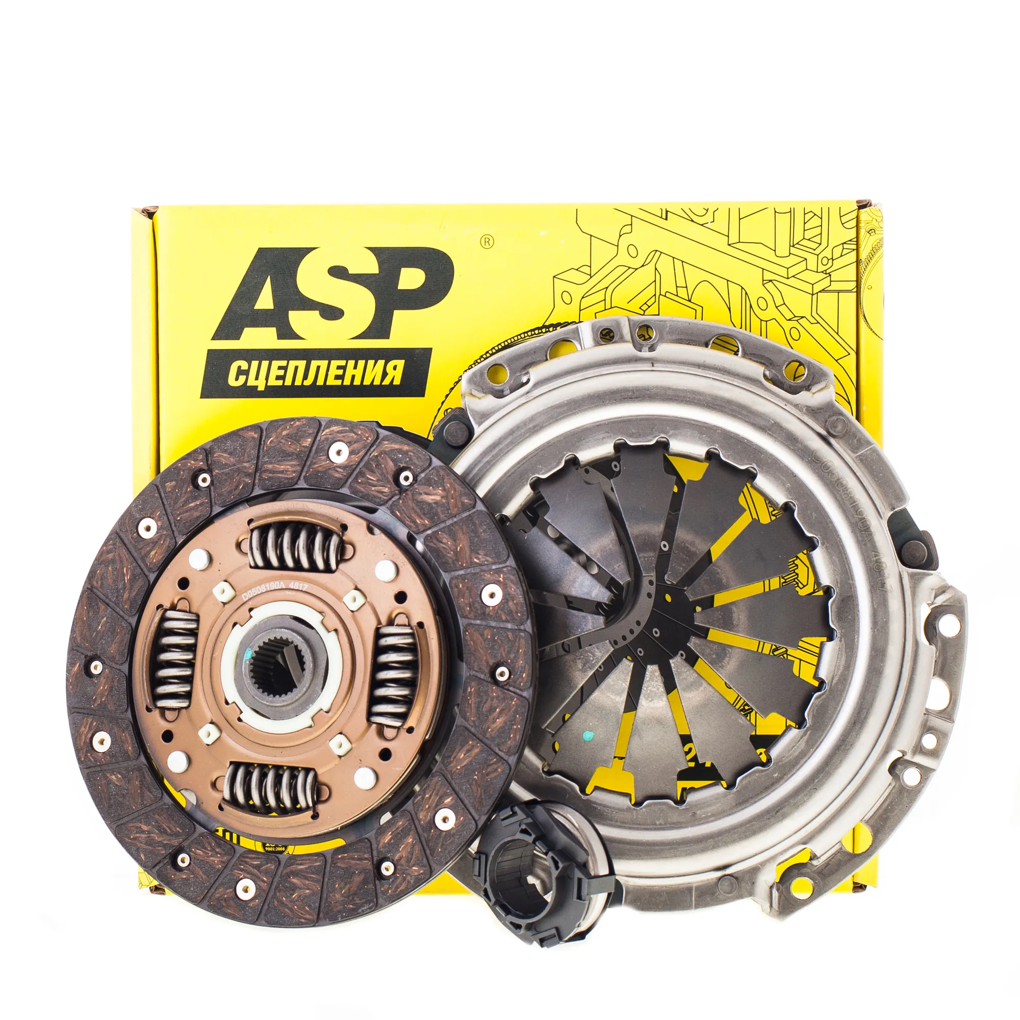 Сцепление в сборе SKODA Fabia/Roomster/VW Fox/Polo all 1.2L ASP A0508190A