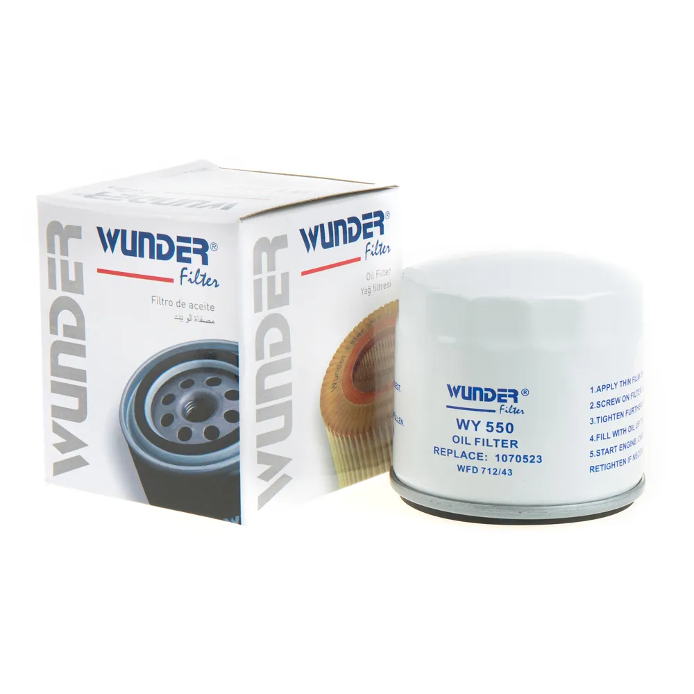 Фильтр масляный FORD Escort/Fiesta III/Orion/Sierra 1,3…1,8L WUNDER FILTER WY550