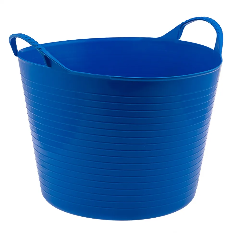 Ведро гибкое круглое 40 л, синее СИБРТЕХ 67508