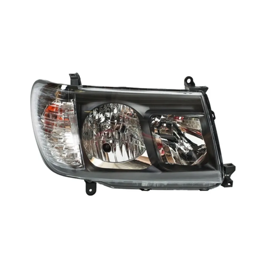 Фара правая без корректора внутри черная LC100 2005- LZ010300011R