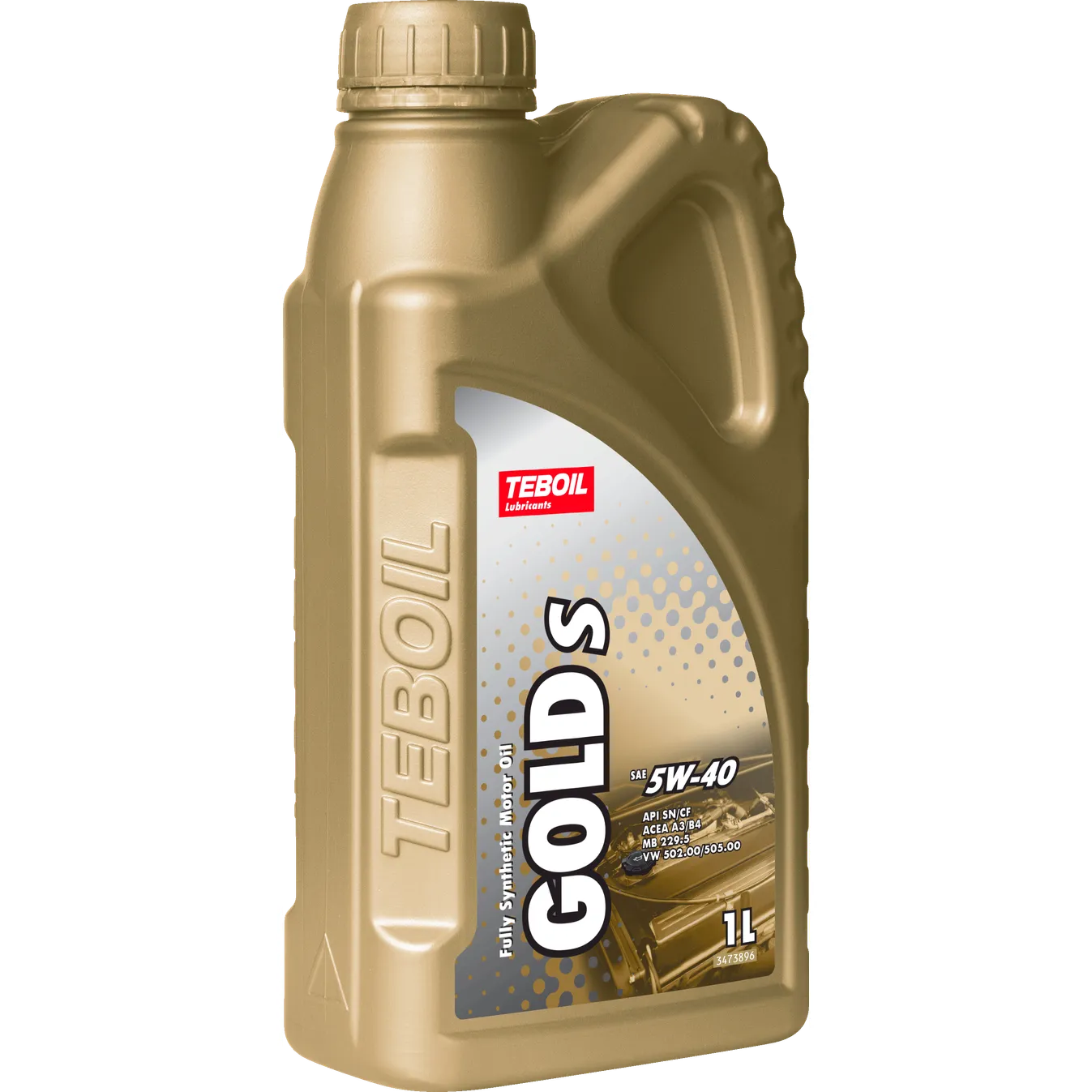 Масло моторное TEBOIL GOLD S 5W-40 синтетическое 1 л 3468028